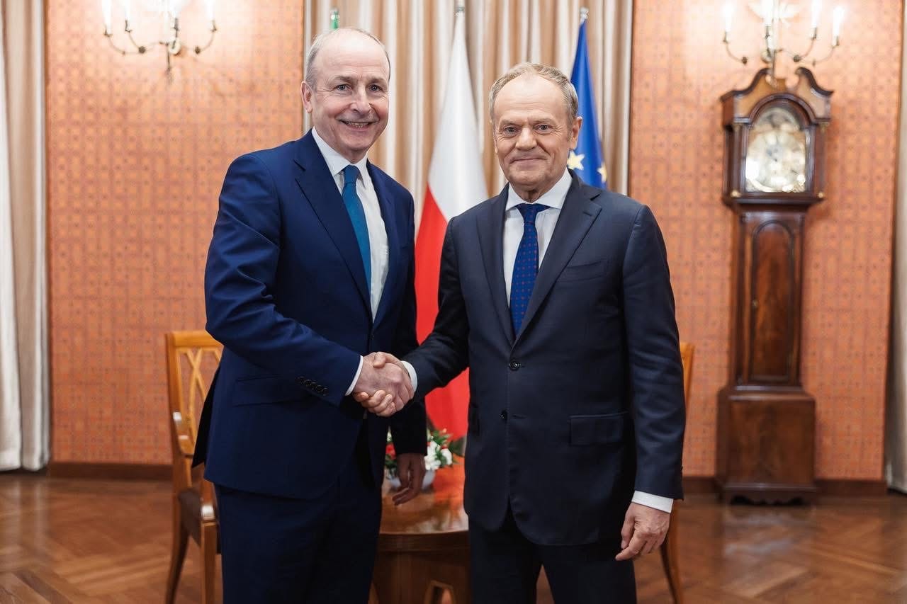 Polska i Irlandia razem dla bezpieczeństwa Europy: Relacja ze spotkania Tusk-Martin