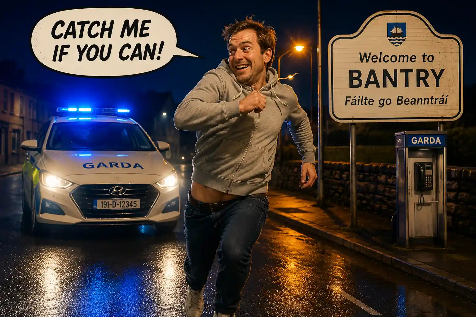 Nietypowa sprawa w hrabstwie Cork. Kierowca uciekł przed Gardaí i dzwonił potem na posterunek
