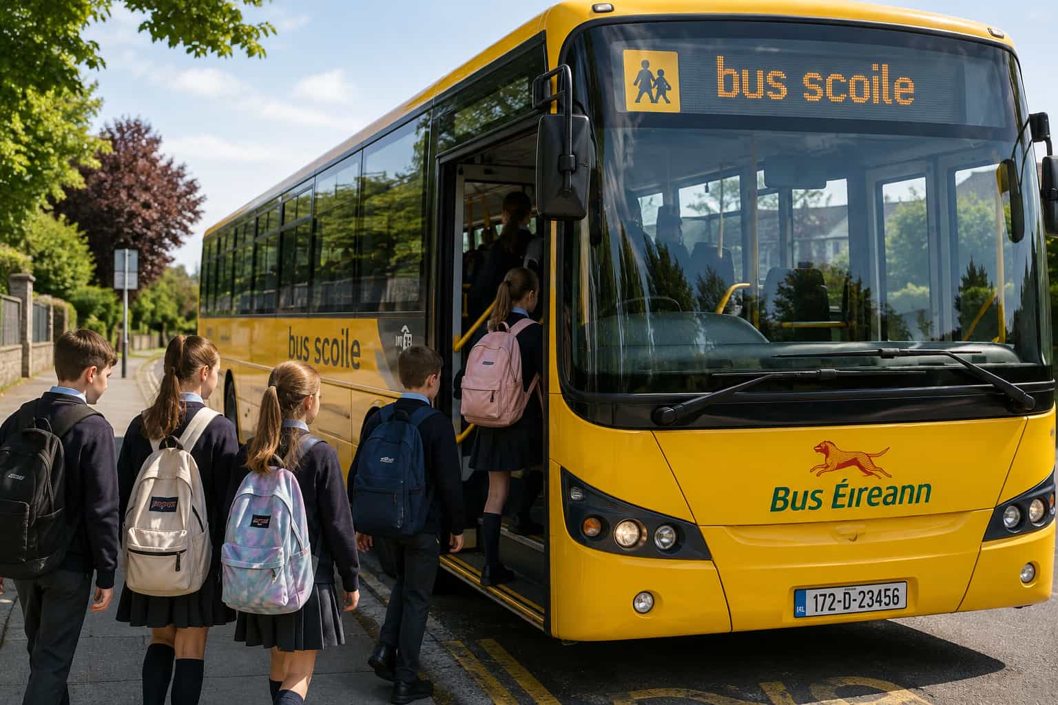 Problemy z miejscami w autobusach szkolnych przed rozpoczęciem roku szkolnego w Irlandii